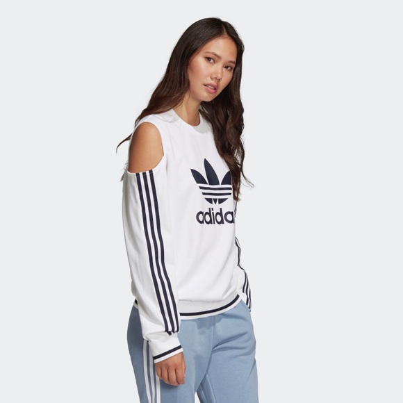 adidas cut out sweatshirt